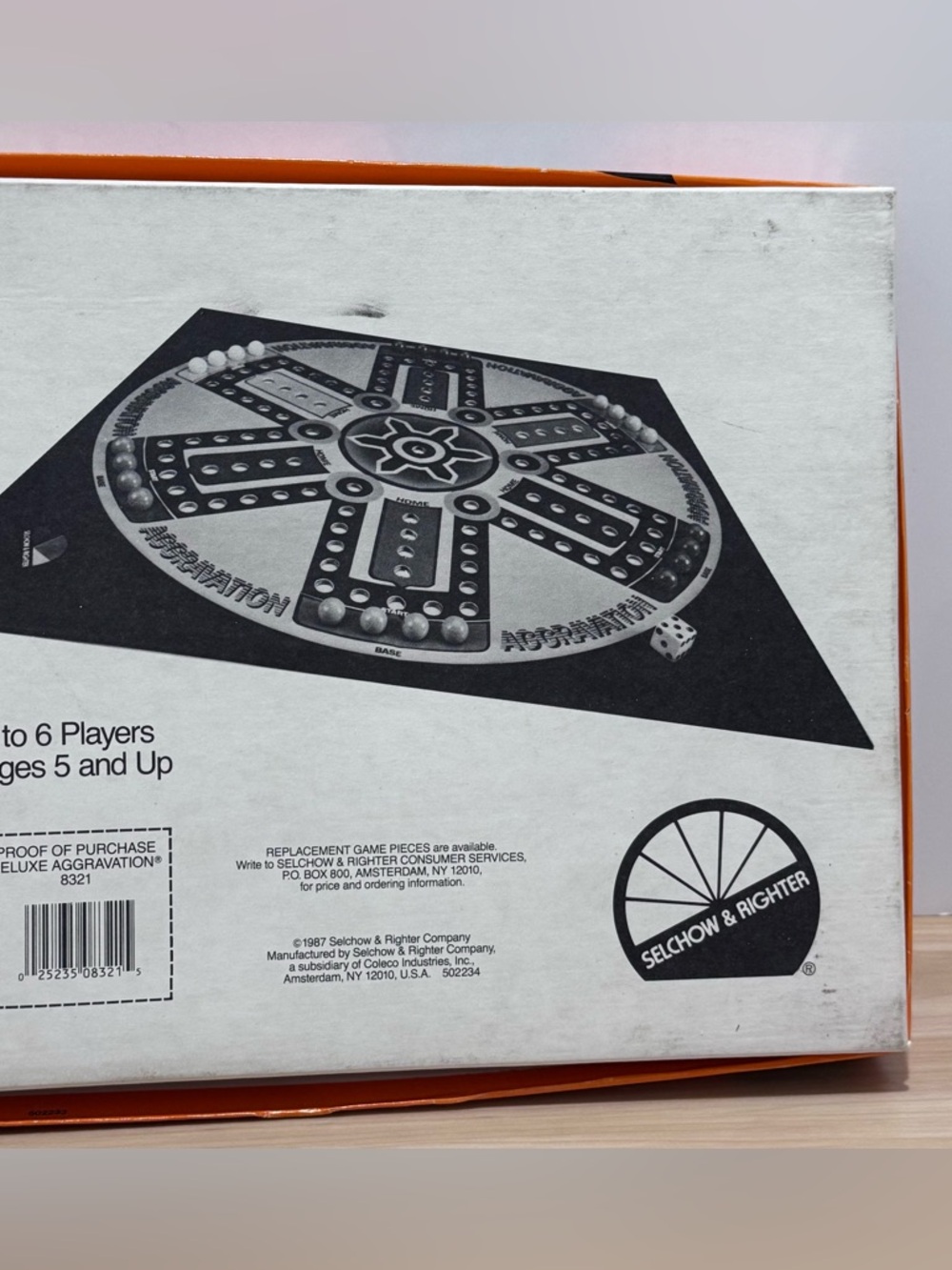 VTG 1987 Aggravation Board Game The Original Deluxe Selchow & Righter Complete - Picture 9 of 16